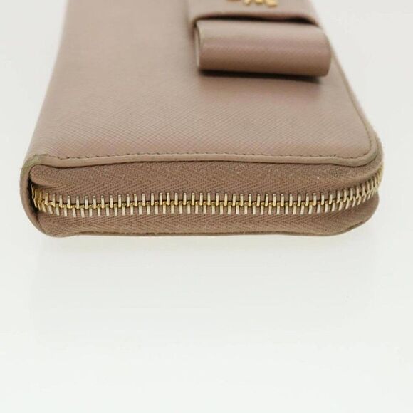 PRADA Long Wallet Safiano Leather Pink - Picture 3 of 15